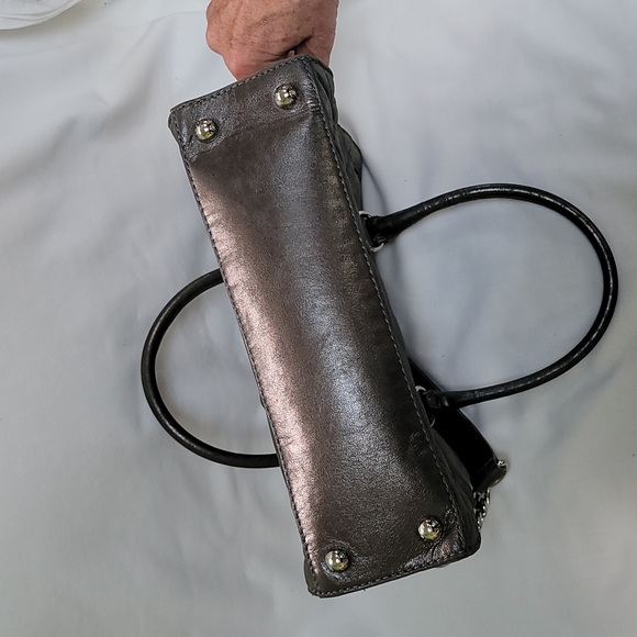 Michael Kors Pewter Quilted Hamilton - Picture 6 of 6